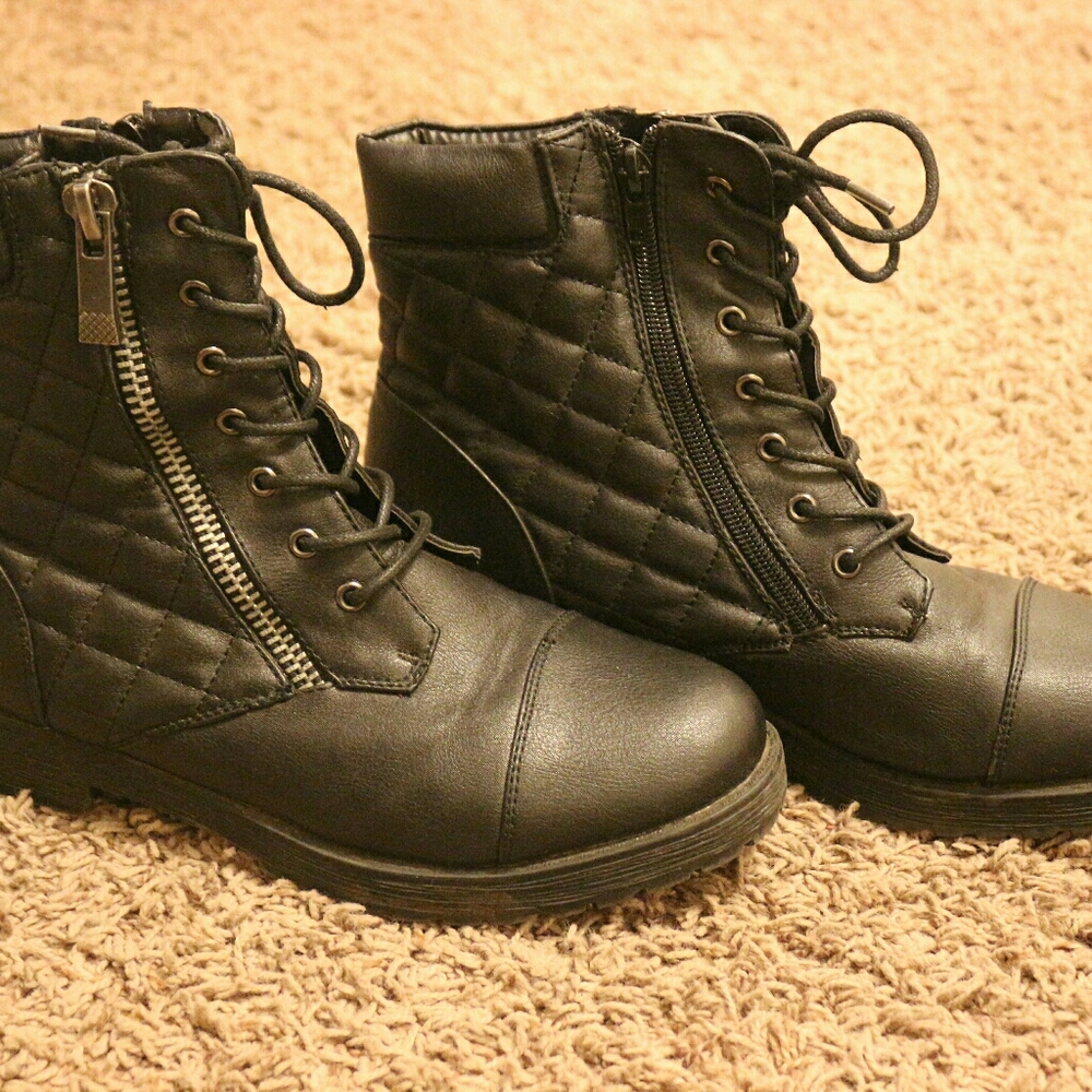 Black boots